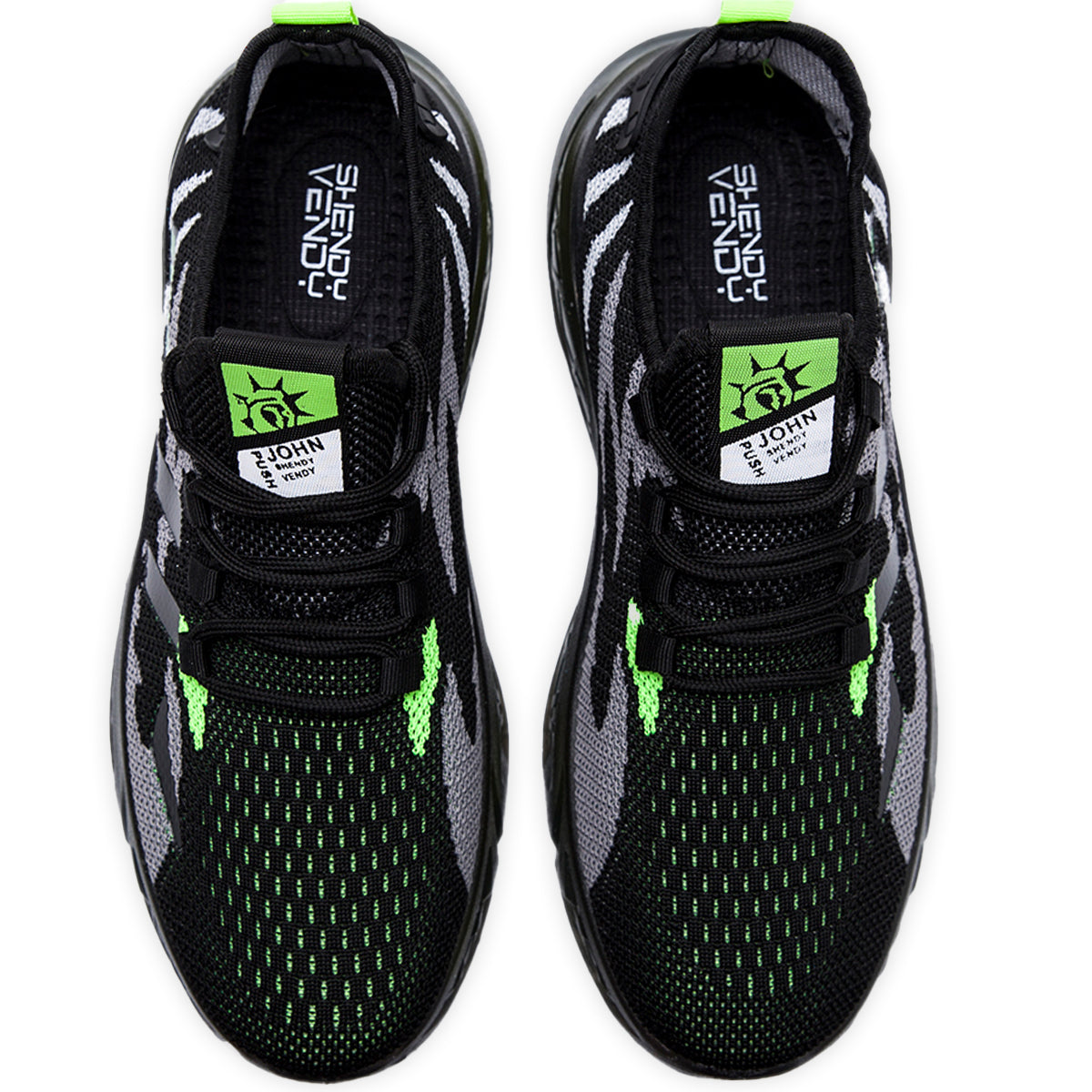 Zapatos transpirables casuales para entrenamiento de suela gruesa Zapatos deportivos para hombre ligeros antideslizantes