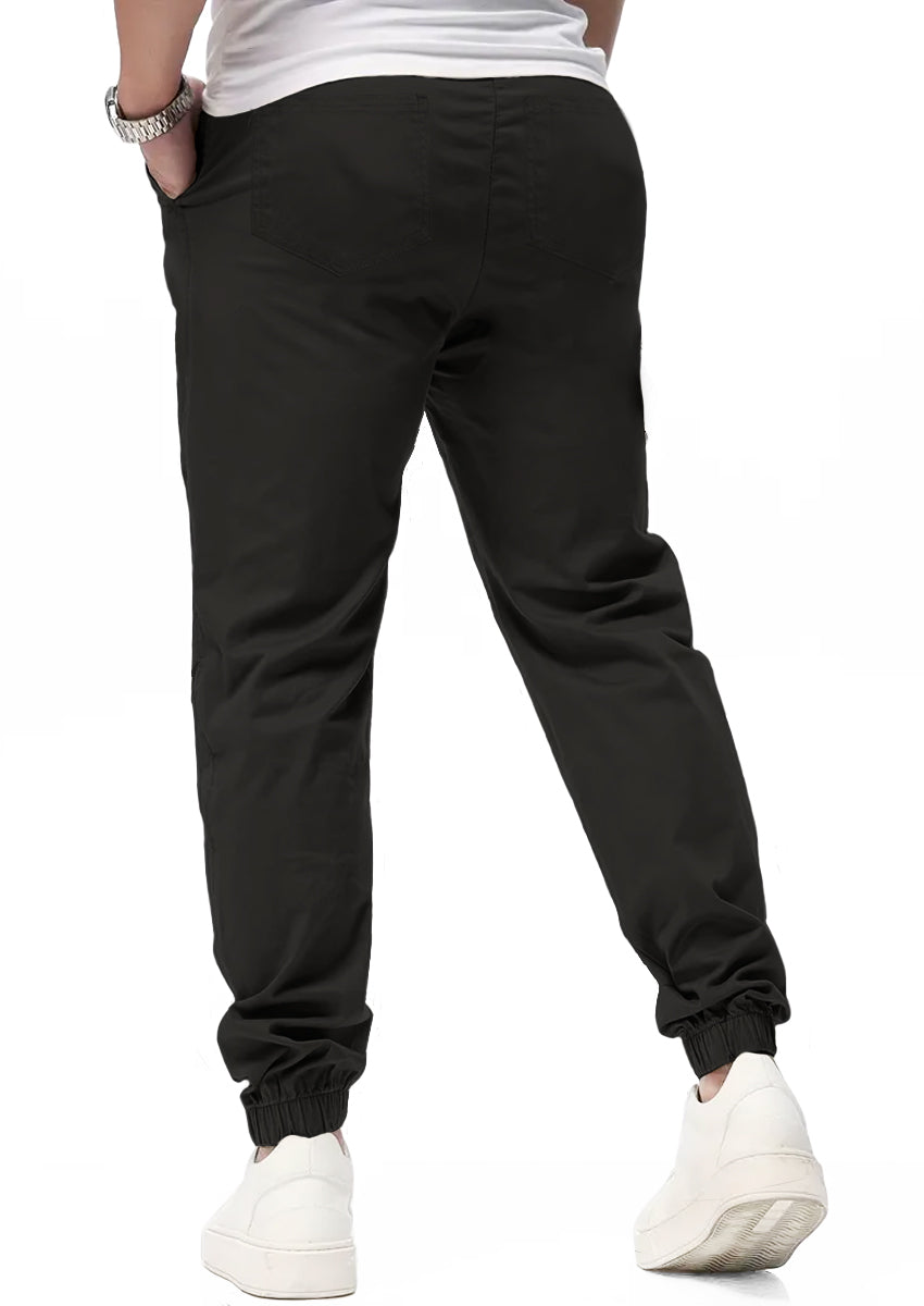 Pantalon Casual Deportivo Jogger para Hombre Bolsos Laterales con Cintura Elastica Ajustable