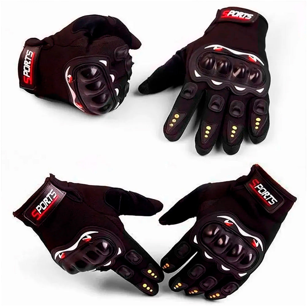 Guantes Con Proteccion Motociclista Anti Derrape Táctil