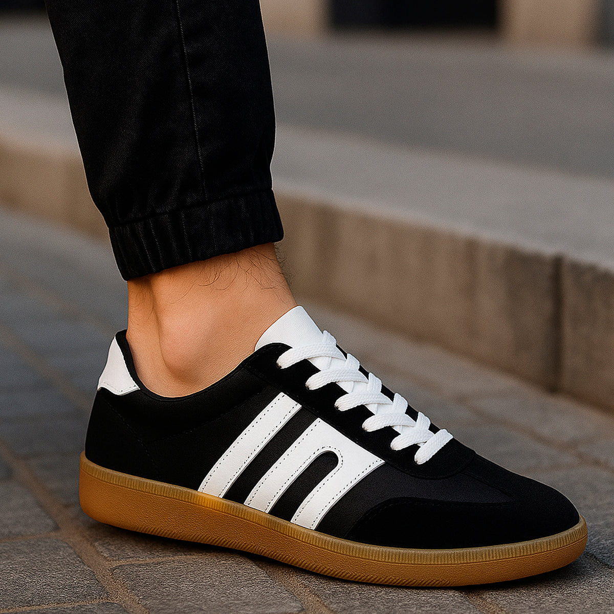 Tenis para hombre informales con un diseño casual para el uso diario Zapatilla casual con suela antideslizante con agujeta para un uso mas cómodo