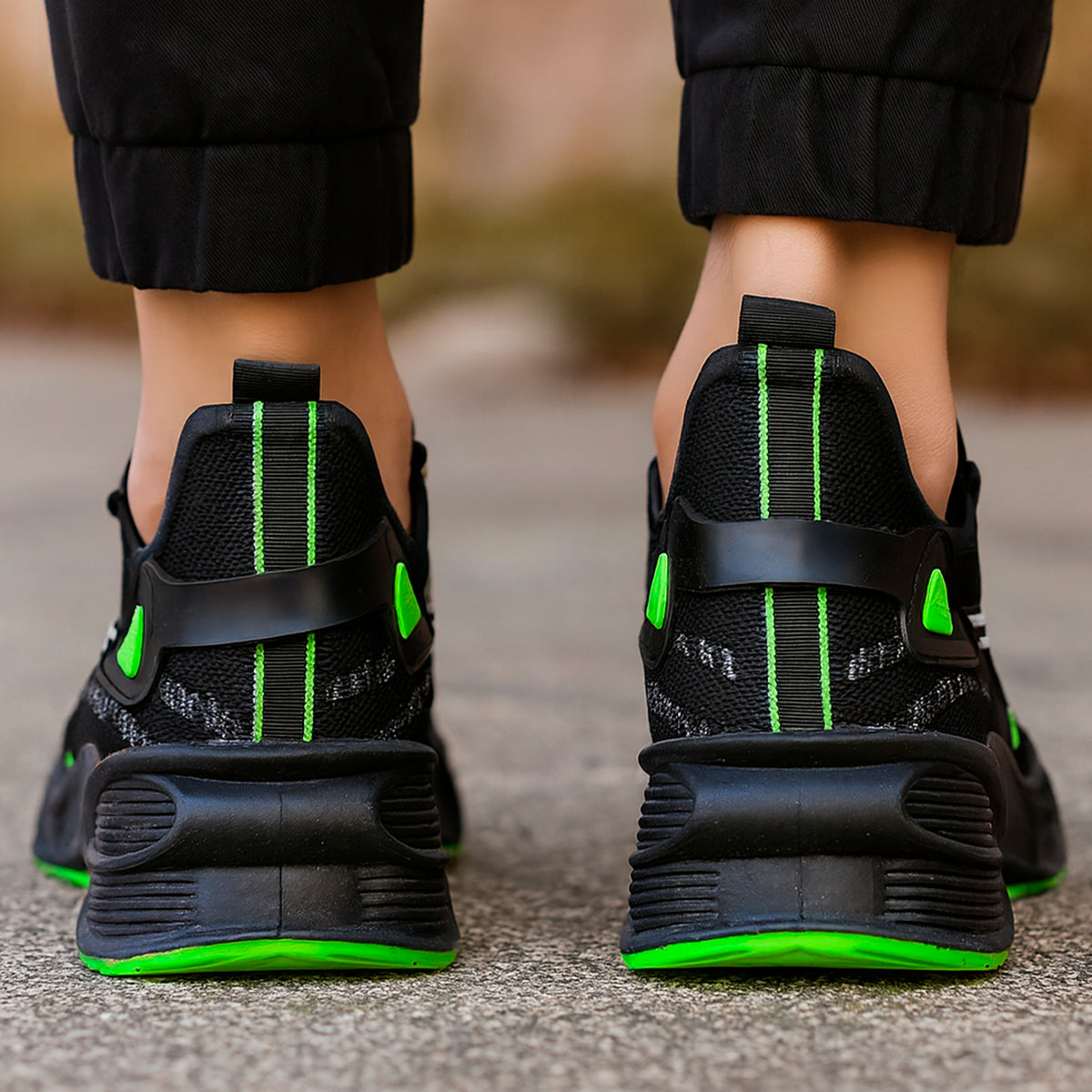 Tenis para hombre casual con punta diseño cómodo para correr Zapatilla con suela antideslizante de uso diario