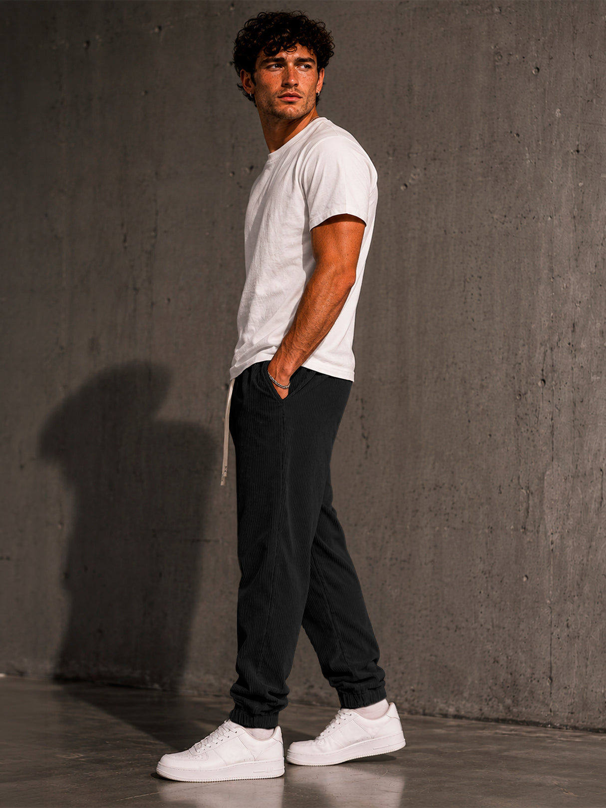 Pants Pantalon Pana Para Hombre Premium Jogger Comodo Casual
