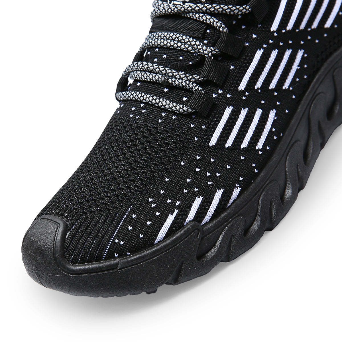 Zapatos para hombre de moda color solido, Zapatillas versatiles con cordones, Tenis adecuados para deportes diarios