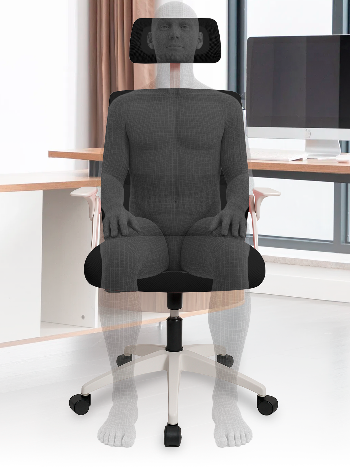 Silla Oficina Ejecutiva Ergonómica Premium Lumbar 360°