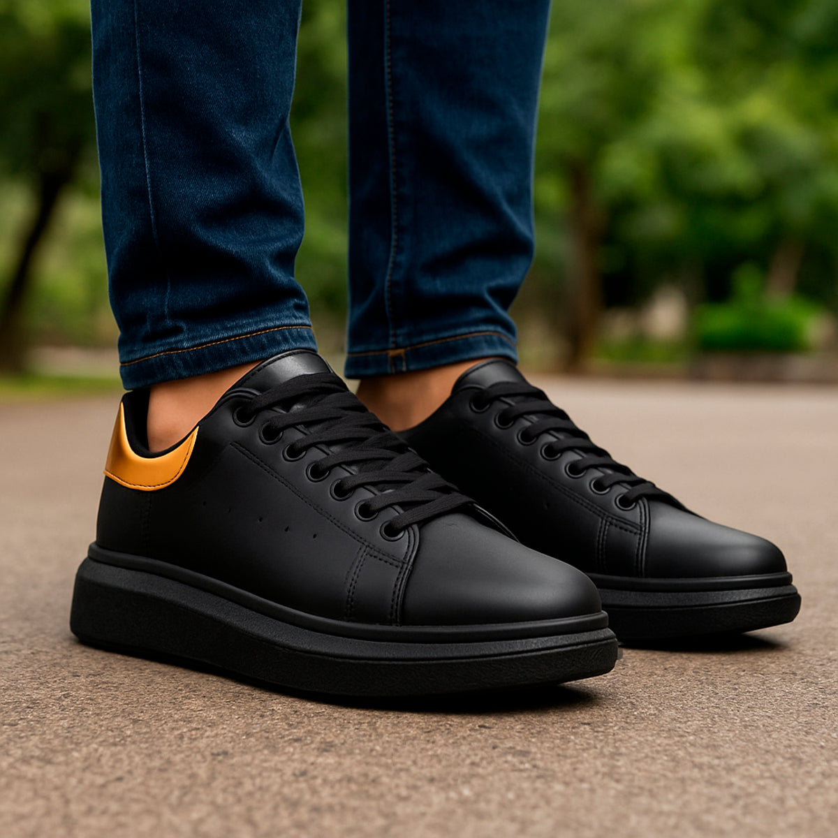 Tenis para hombre casual cómodo con cuerdas clásicas de agujeta para uso diario Zapatilla clásica con suela antideslizante transpirable cómodo para uso informal