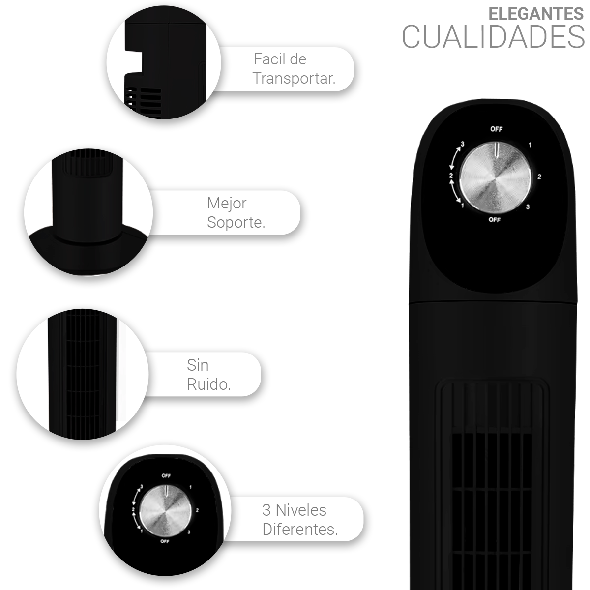 Ventilador De Torre Abanico