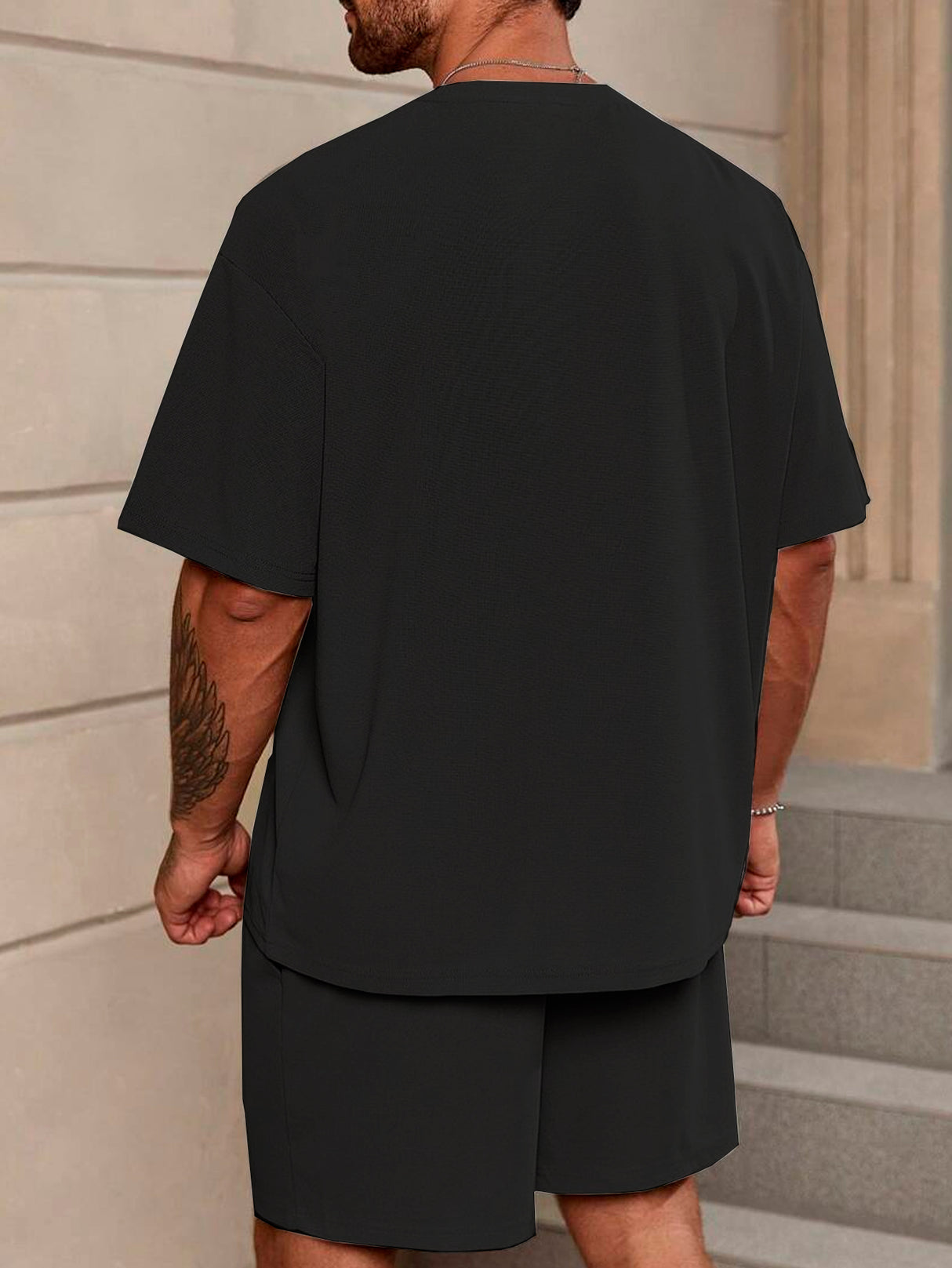 Conjunto Deportivo para Hombre Playera Deportiva y Short Transpirable de Entrenamiento Mayoreo