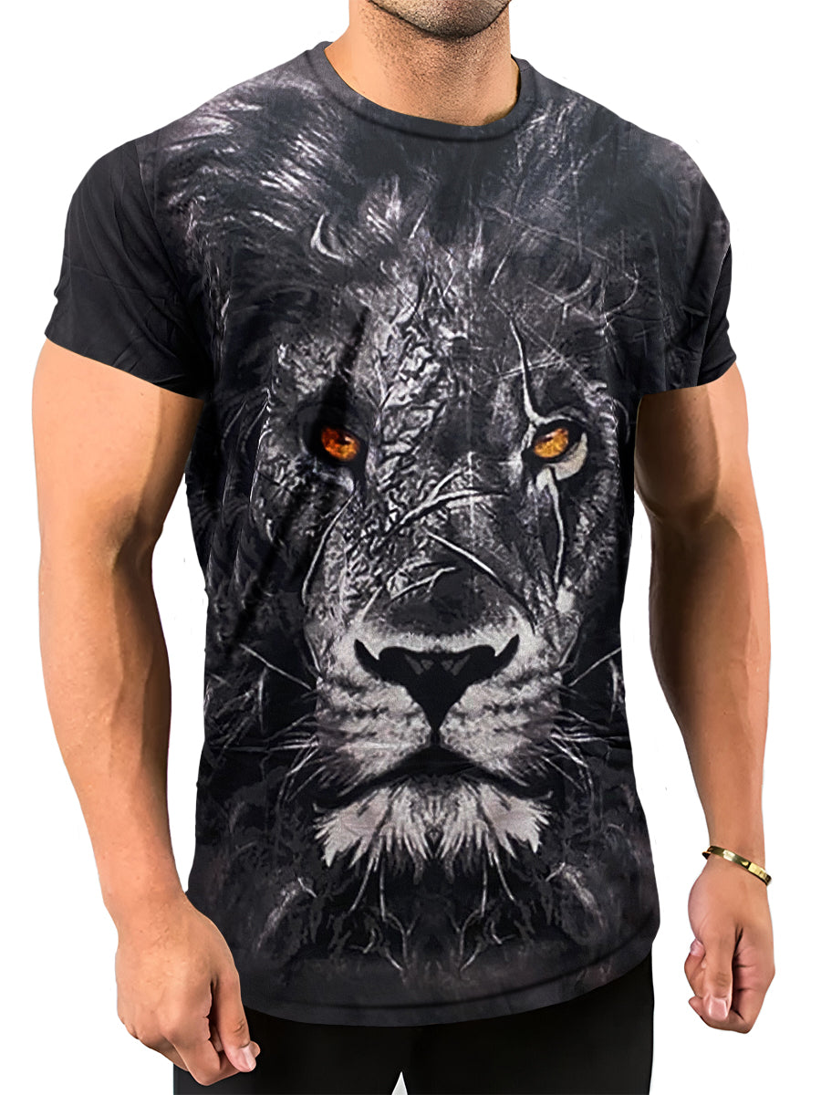 Playera Sublimada para Hombre Cuello Redondo Manga Corta