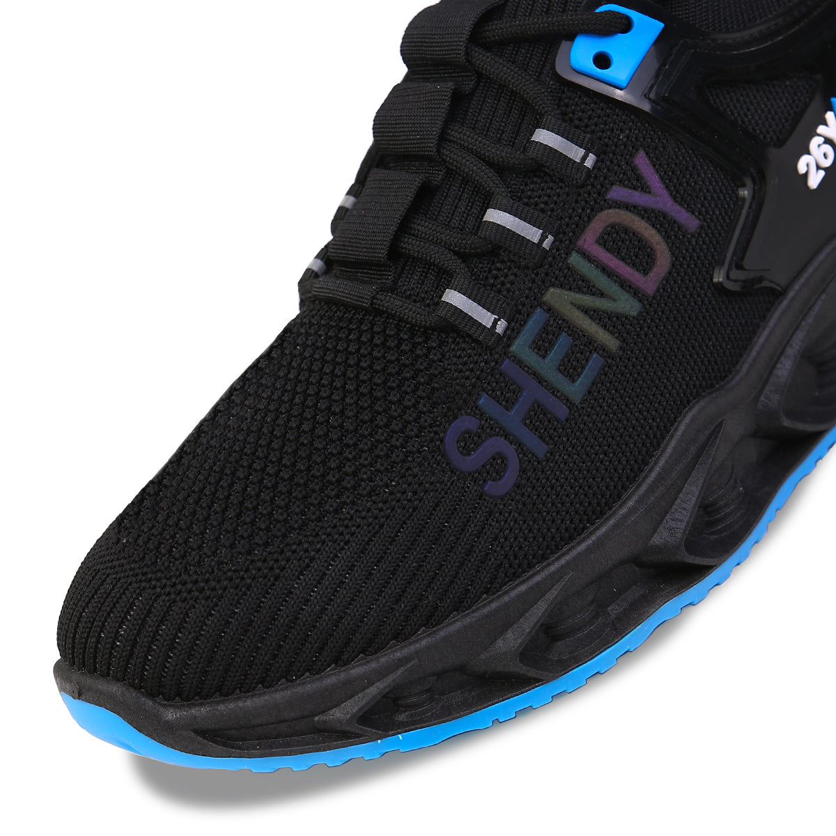 Zapato para hombre con suele resistente al impacto, Zapatilla de uso deportivo con suela ligera y transpirable, Tenis deportivo para hombre con cordones de moda