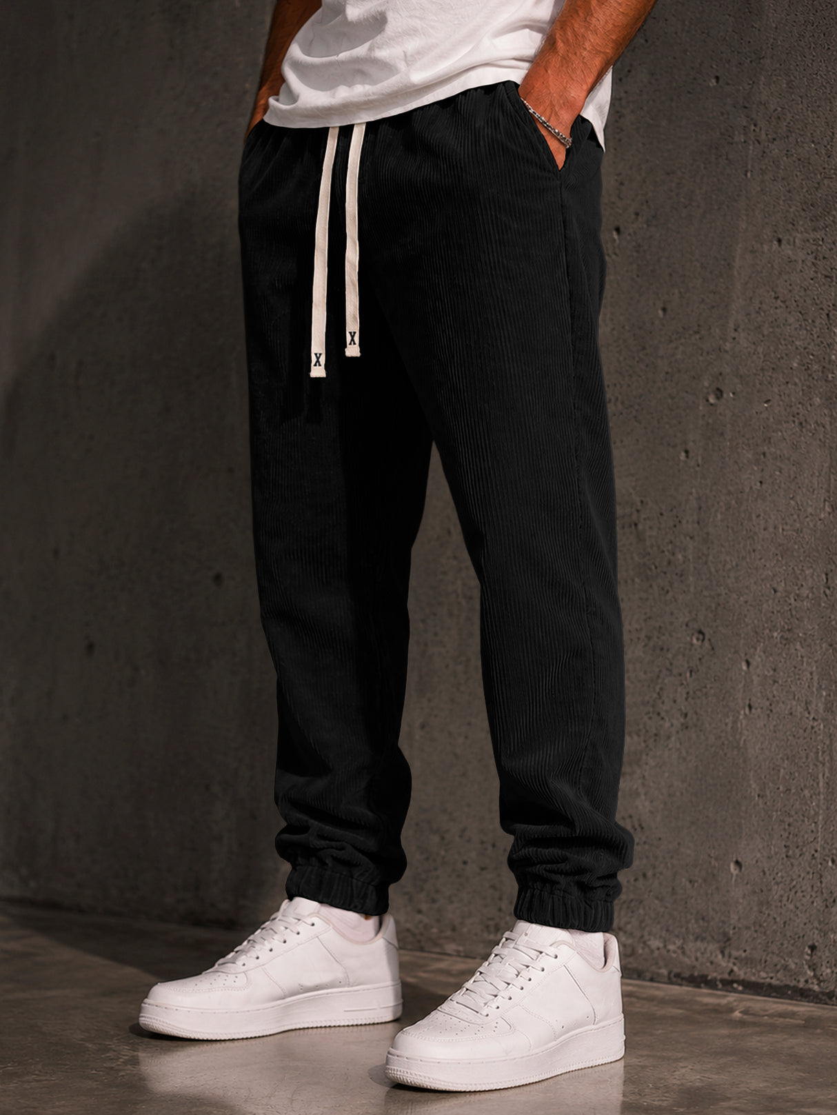 Pants Pantalon Pana Para Hombre Premium Jogger Comodo Casual