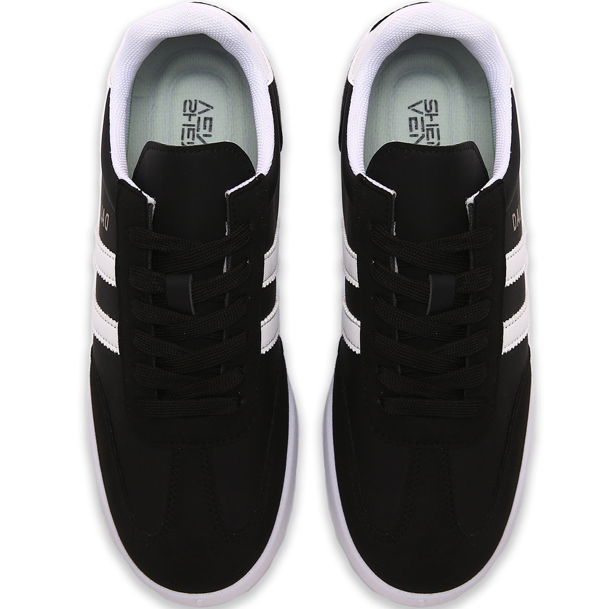 Zapatilla casual de punta redonda para hombre, Tenis con suela antideslizante con sensacion suave, Zapato deportivo estilo urbano