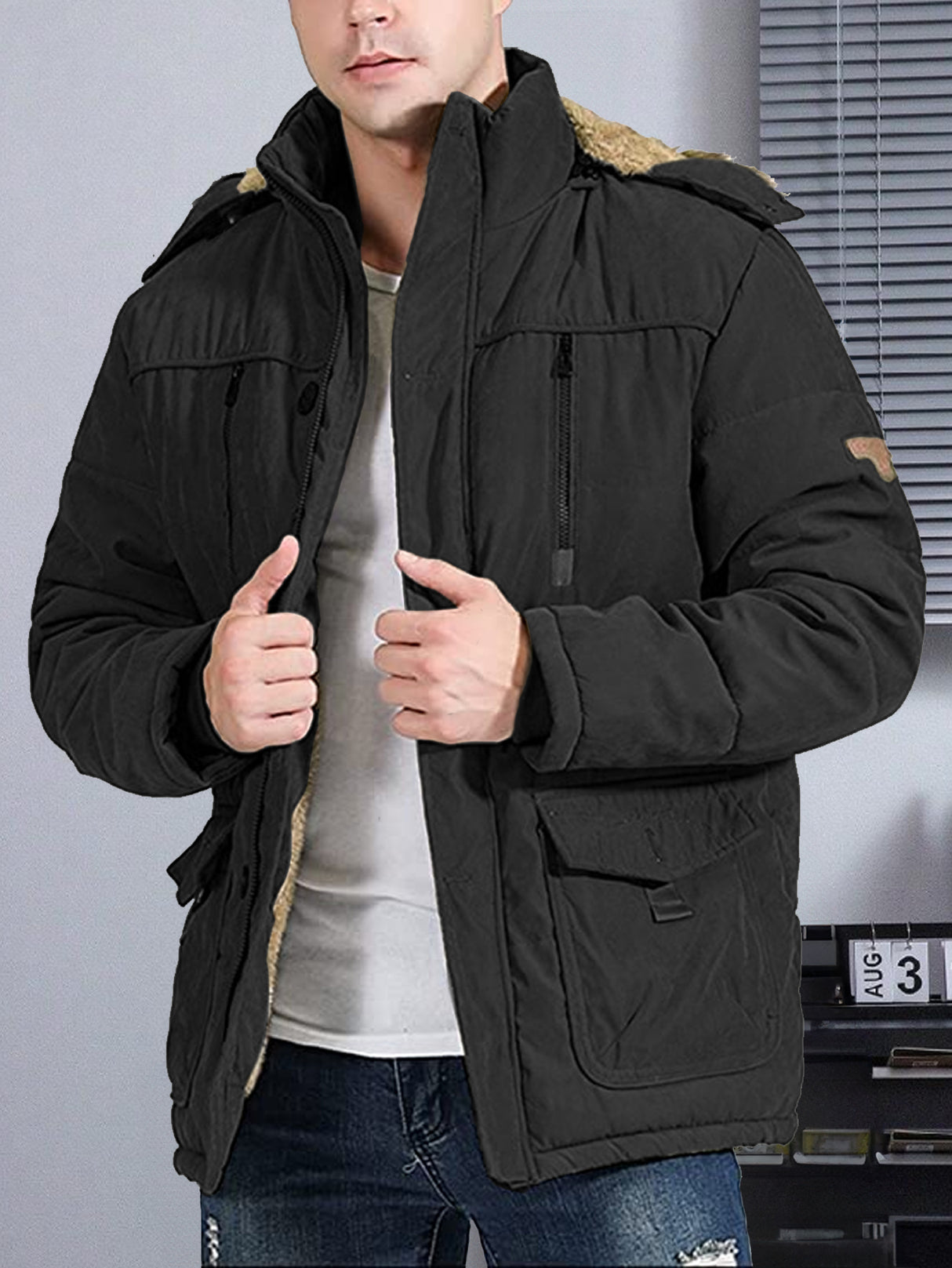 Chamarra Cazadora Hombre MAYOREO