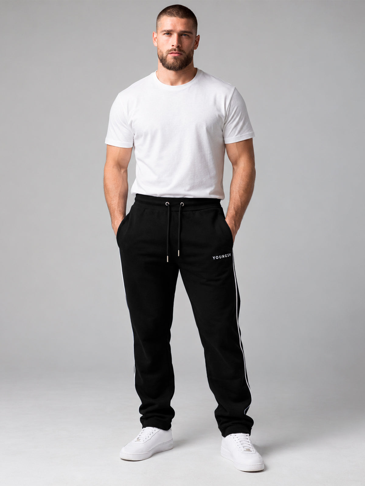 Pants Para Hombre Slim Fit Jogger Deportivo Elastico
