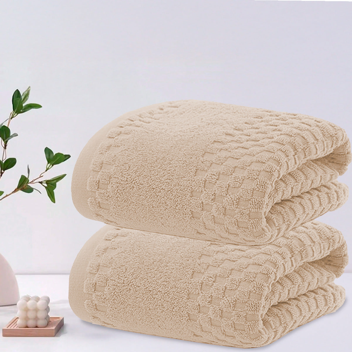 Toalla De Baño Grande Completo 100% Algodón Suave