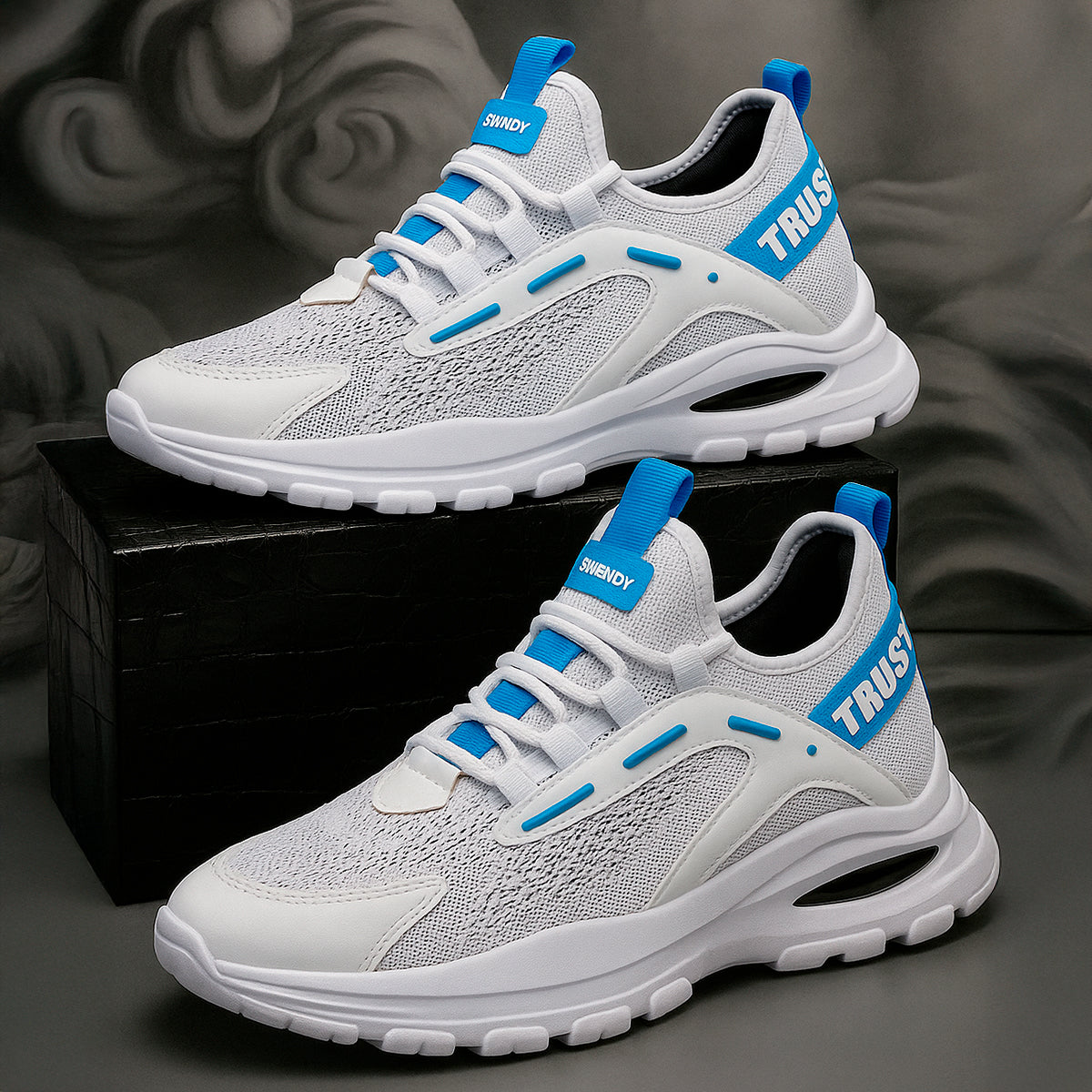 Tenis para hombre cómodo para el uso rudo agujeta de cuerda con suela antideslizante Zapatilla para hombre cómodo y transpirable para el uso diario