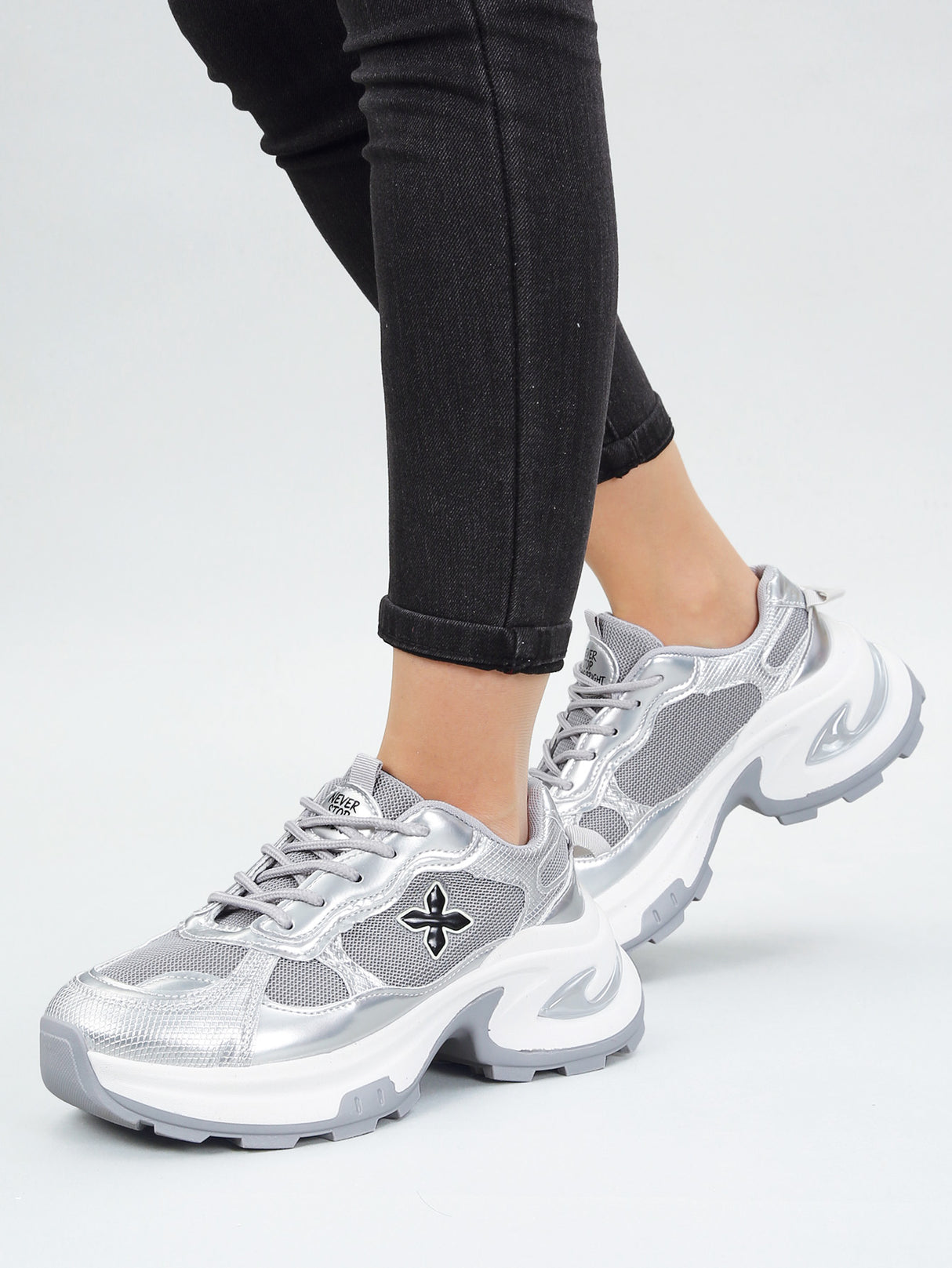 Tenis Mujer Plataforma Chunky Sneakers Moda Urbana