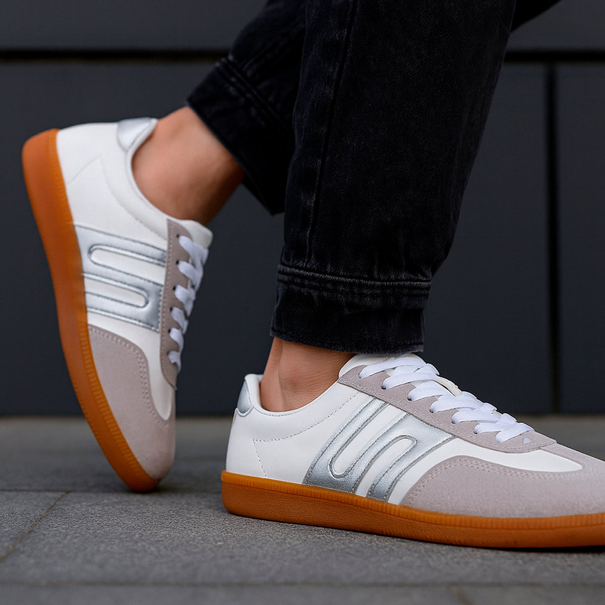 Tenis para hombre informales con un diseño casual para el uso diario Zapatilla casual con suela antideslizante con agujeta para un uso mas cómodo