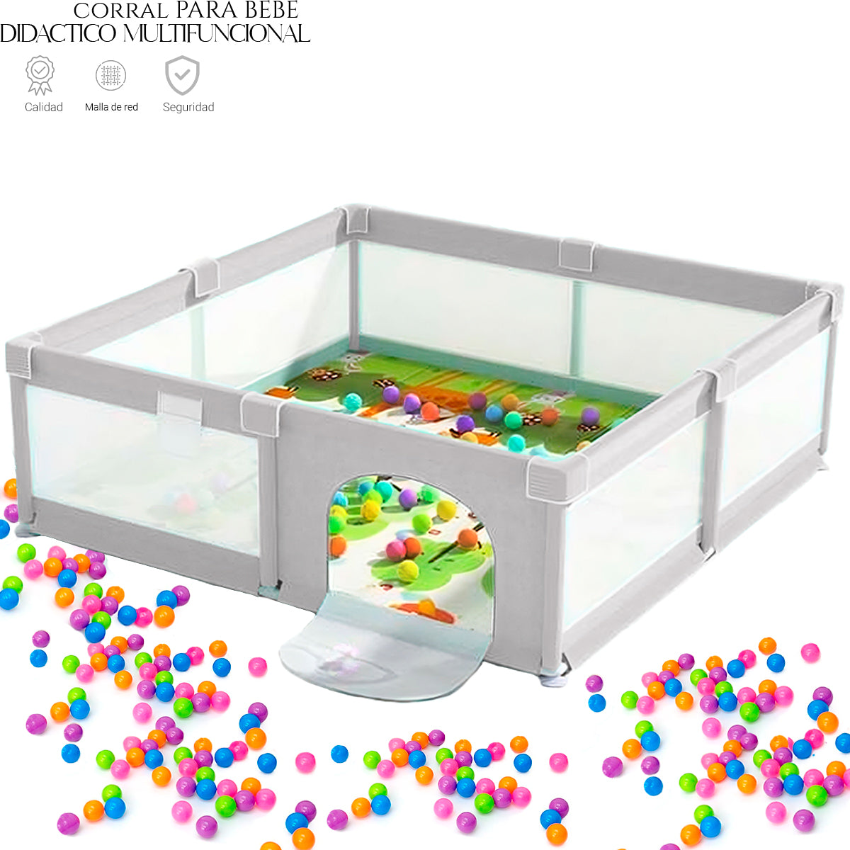 Corral Para Bebé Multifuncional