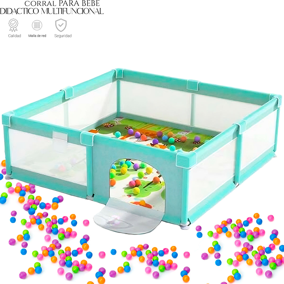 Corral Para Bebé Multifuncional