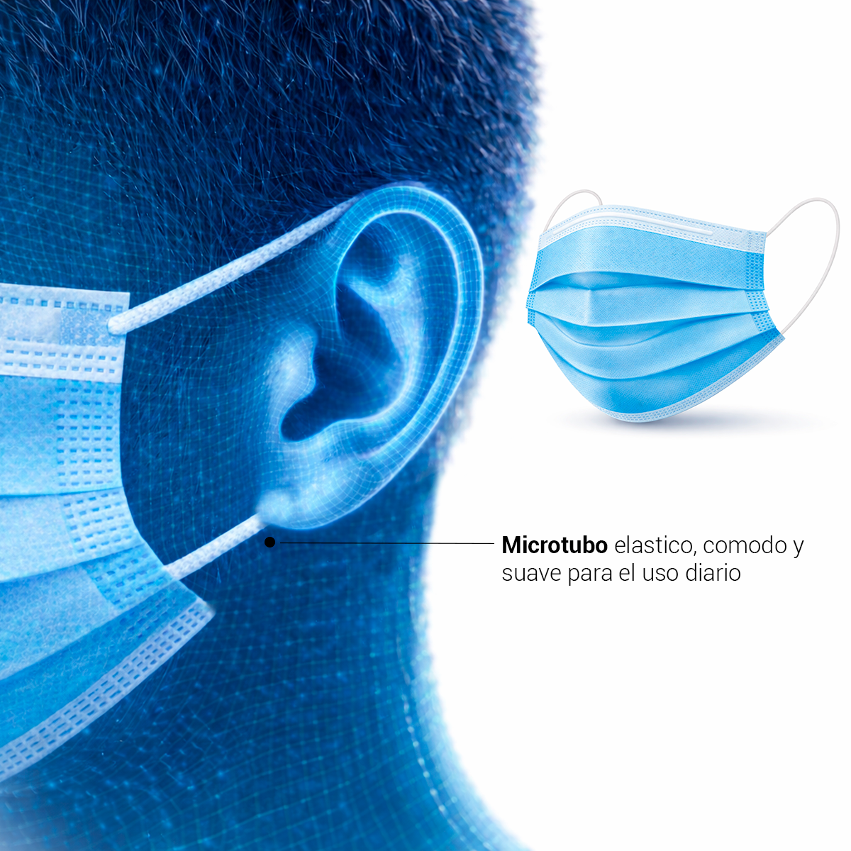 Pack Cubrebocas Tapabocas Tricapa Mascarilla Termosellado 400 Unidades