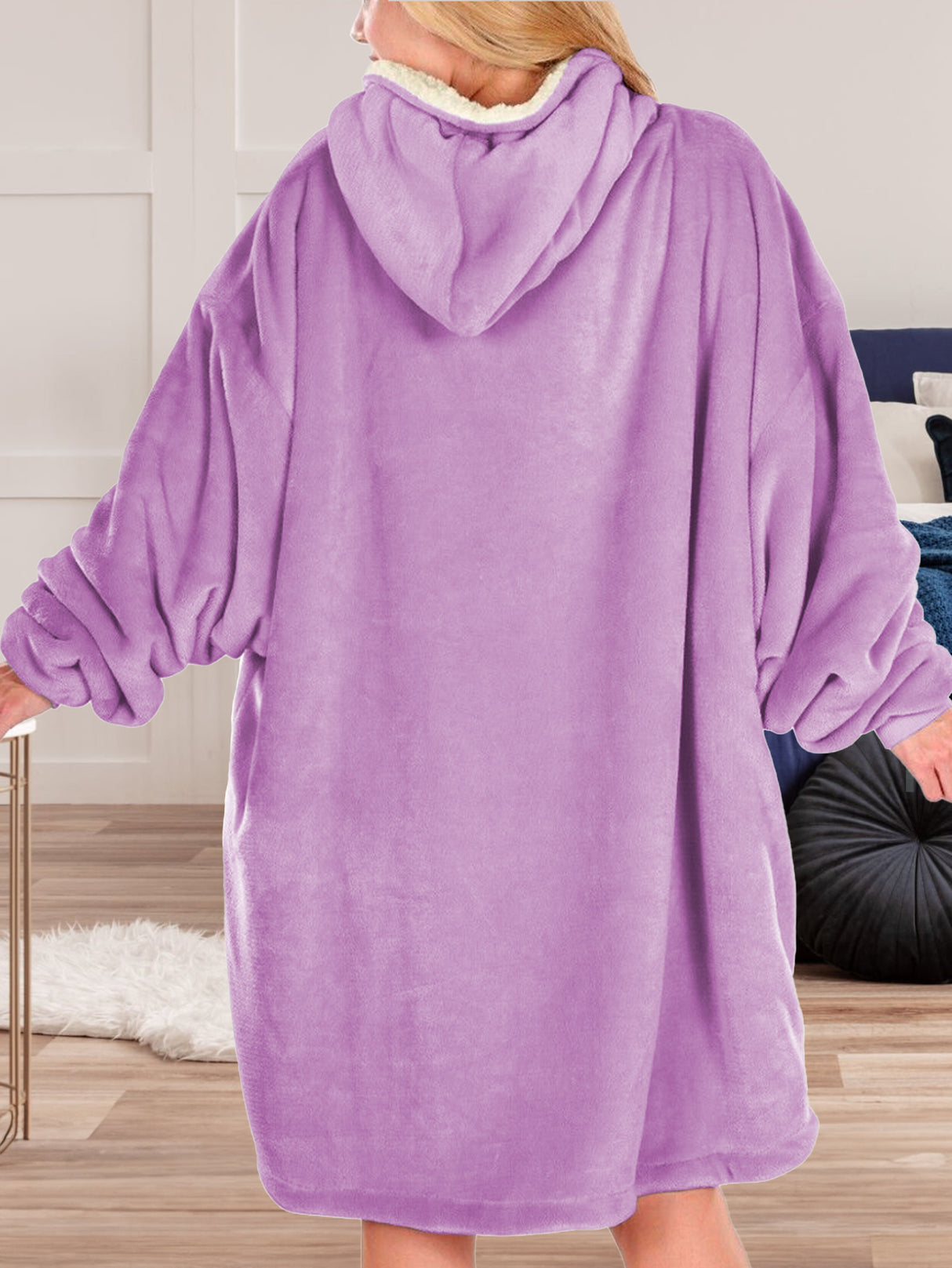 Sudadera Cobija Hoodie Con Capucha Afelpada Calientita Suave