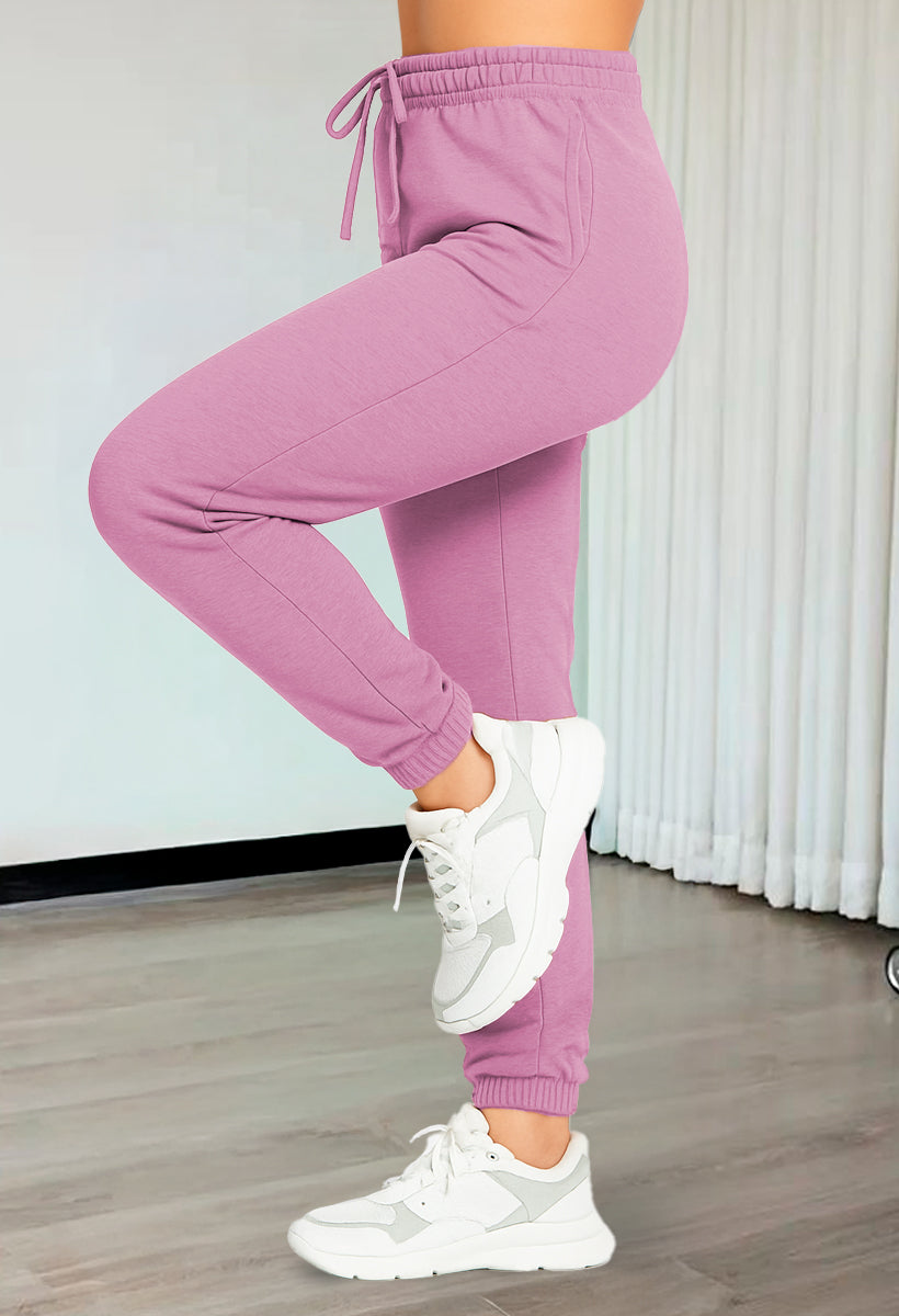 Pantalón Jogger Pants para Dama Comodo con Cordon Ajustable Estilo Casual Deportivo