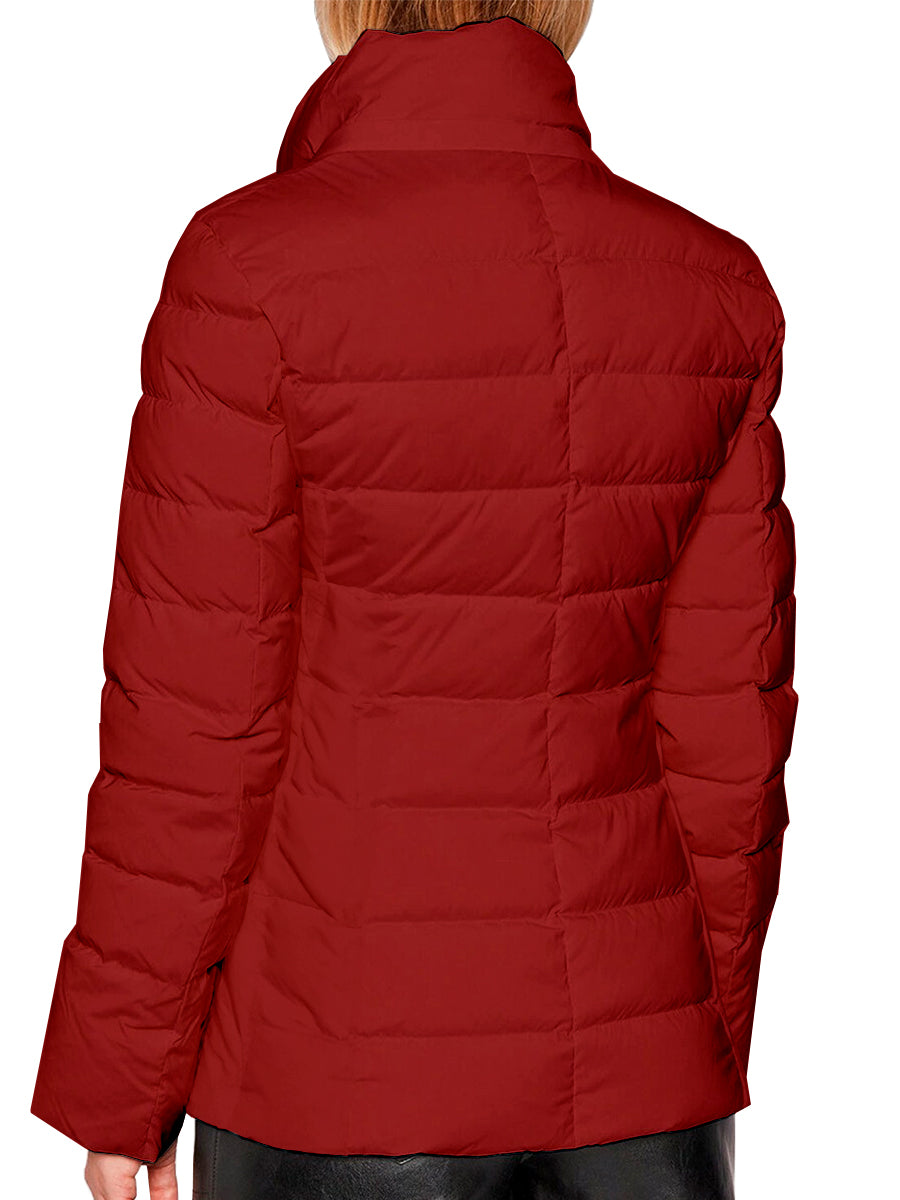 Chamarra Para Mujer Repelente Termico Con Gorro Desmontable