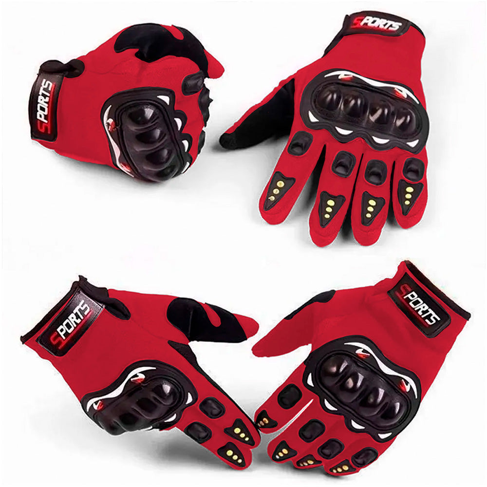 Guantes Con Proteccion Motociclista Anti Derrape Táctil