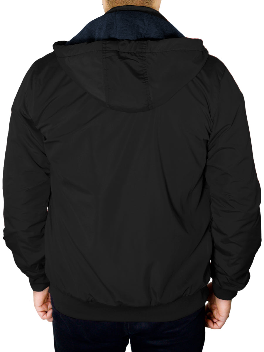 Chamarra Para Hombre Termica Hoddie Doble Vista Con Capucha