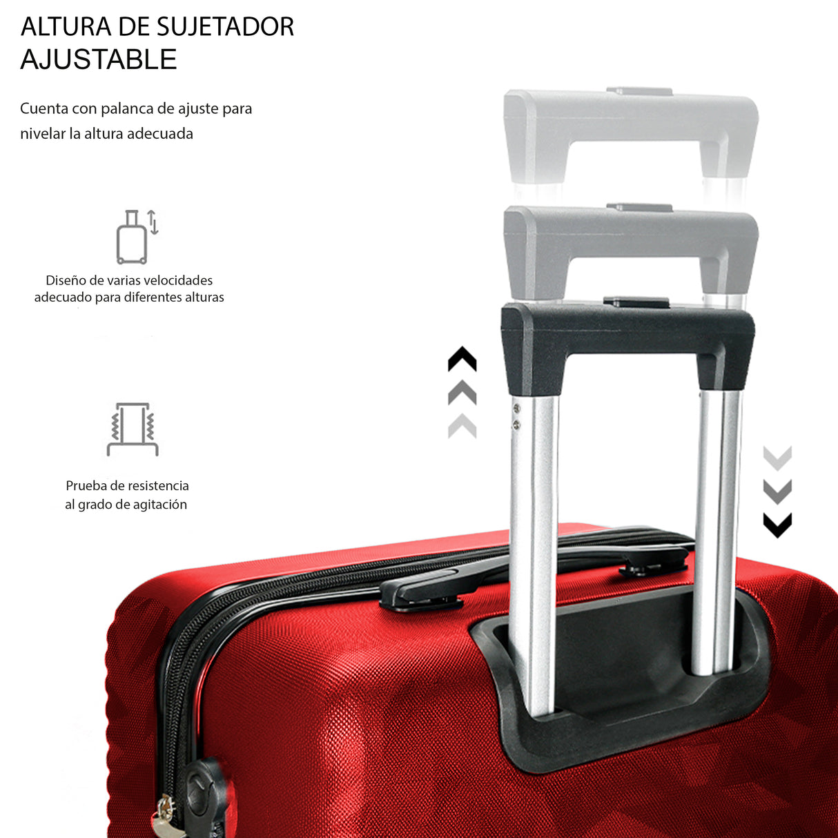 Maleta De Viaje De Mano A Bordo 20 Con Candado De Seguridad