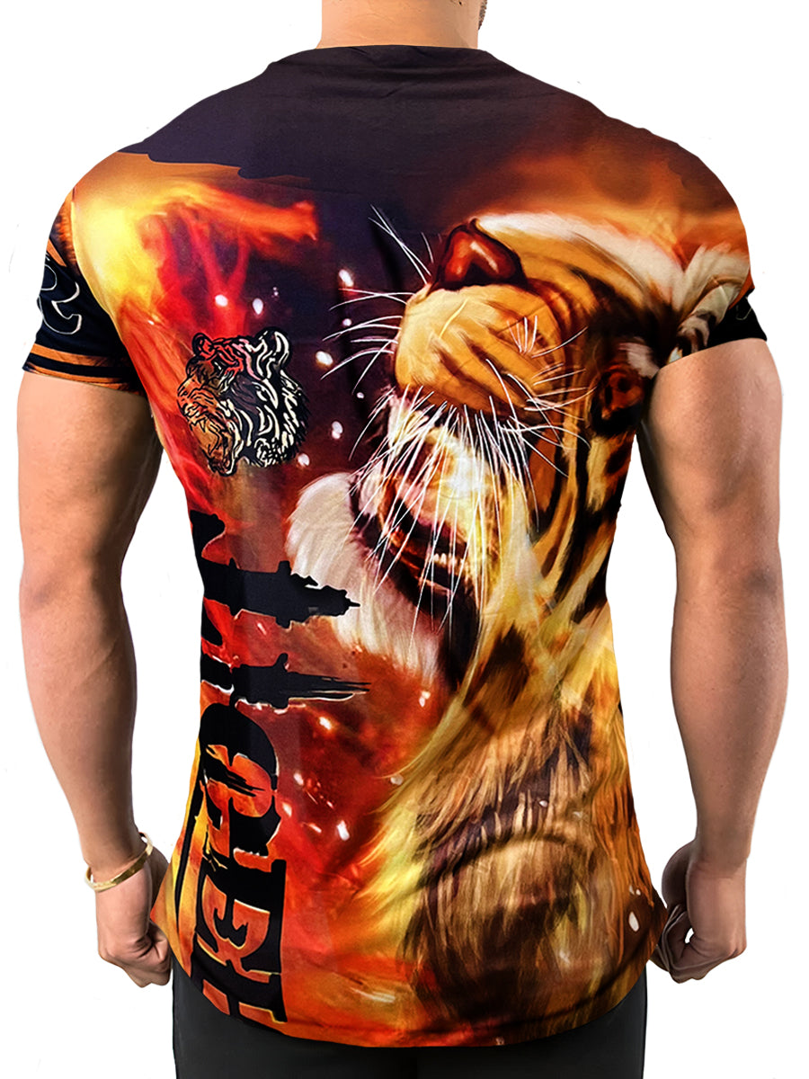 Playera Sublimada para Hombre Cuello Redondo Manga Corta