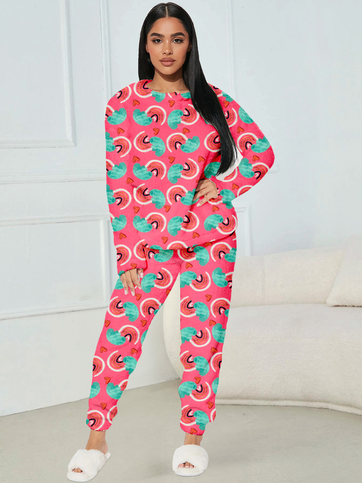 Pijama Para Mujer Conjunto 2 Piezas Elegante invierno