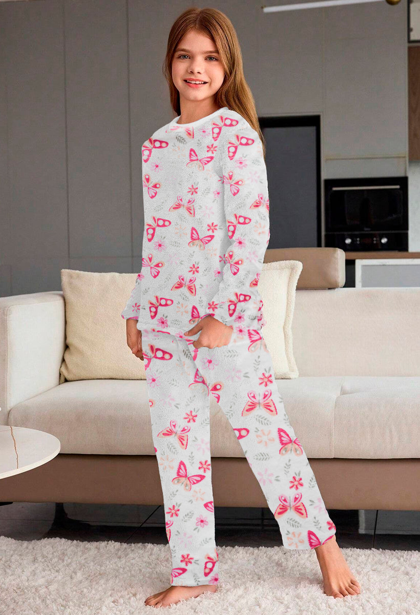 Pijama Para Niña Conjunto 2 Piezas Elegante invierno