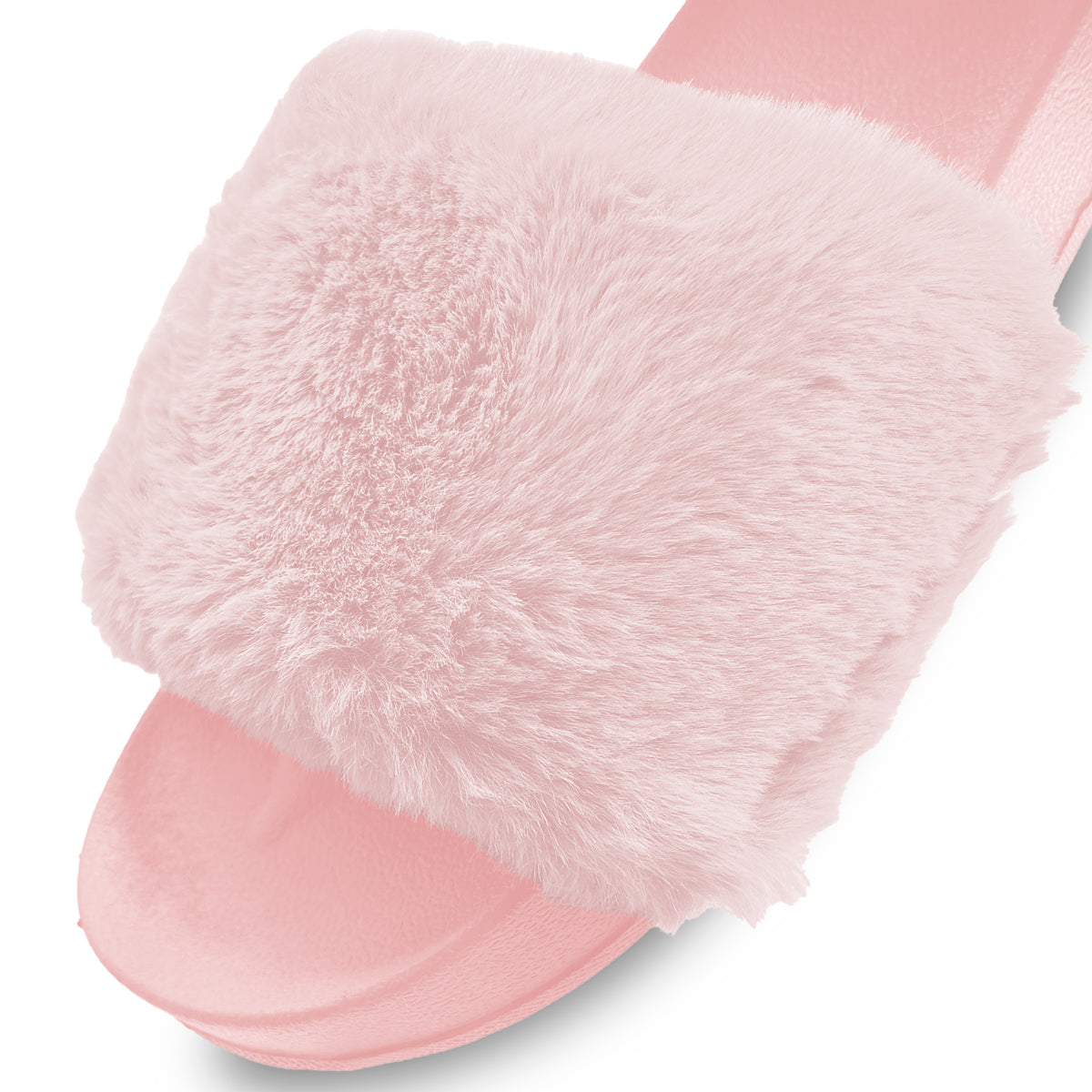 Pantuflas De Mujer Antideslizante Cómodas Sandalias Peluche