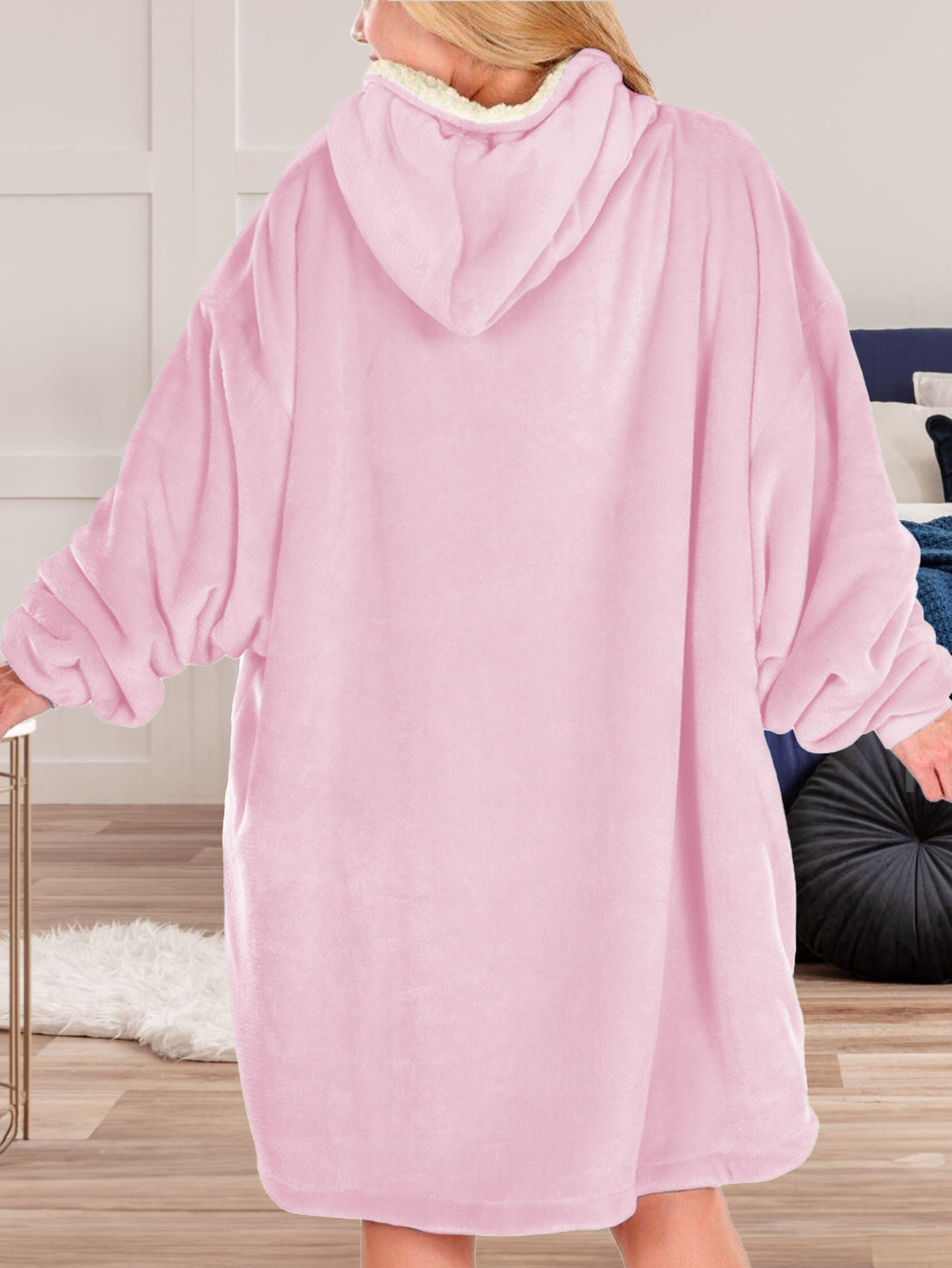 Sudadera Cobija Hoodie Con Capucha Afelpada Calientita Suave