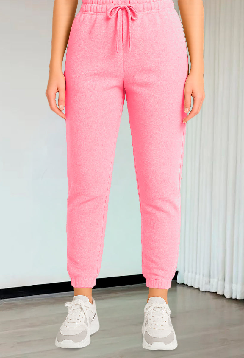 Pantalón Jogger Pants para Dama Comodo con Cordon Ajustable Estilo Casual Deportivo