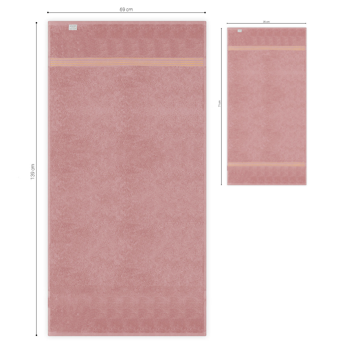 Pack de Toalla de baño de algodón puro, rectangular de 70*140cm, con patrón elegante Toalla De Baño Grande Completo 100% Algodón Suave ,absorbente, de secado rápido, resistente al color, adecuada para baño, hotel, viaje, fiesta, regalo, salón