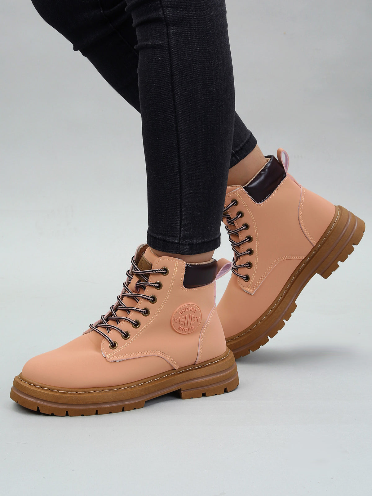 Botas Para Mujer Estilo Stone Street Urbano Plataforma