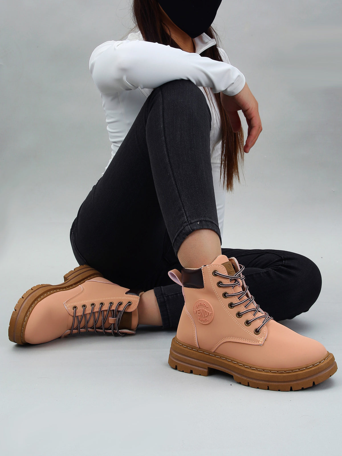 Botas Para Mujer Estilo Stone Street Urbano Plataforma