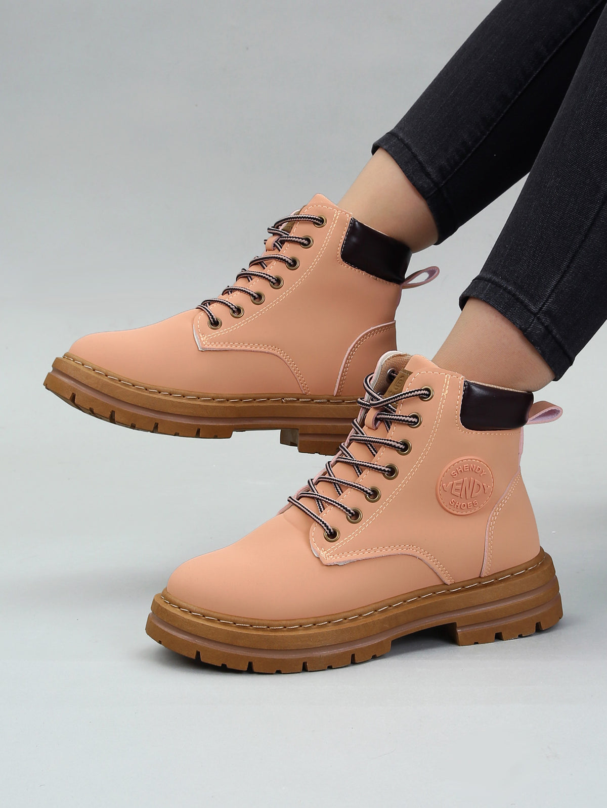 Botas Para Mujer Estilo Stone Street Urbano Plataforma