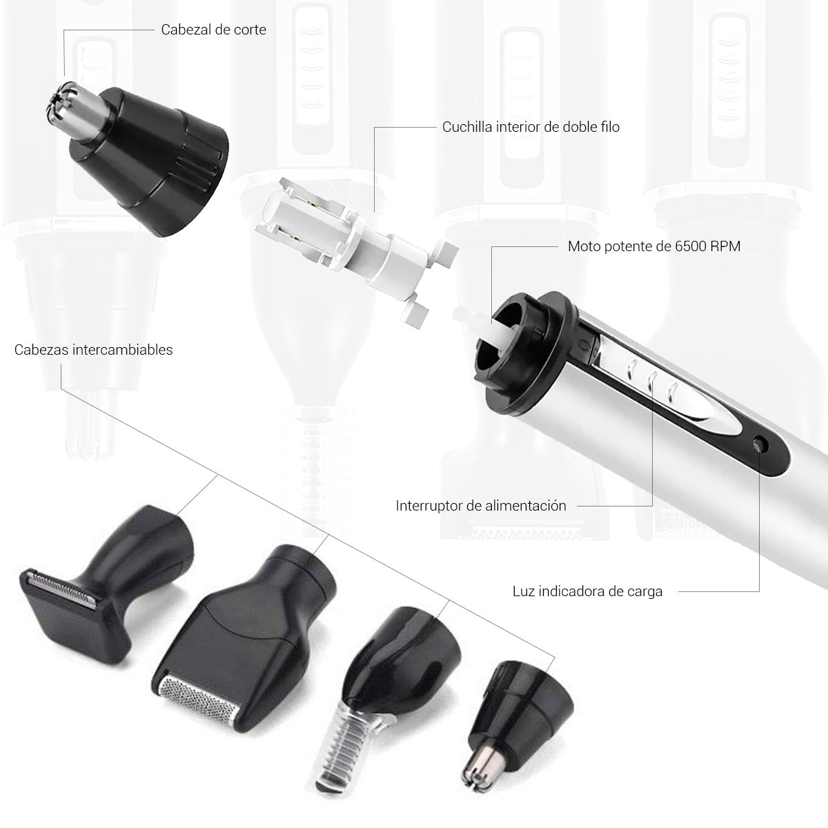 Rasuradora Eléctrica Portátil