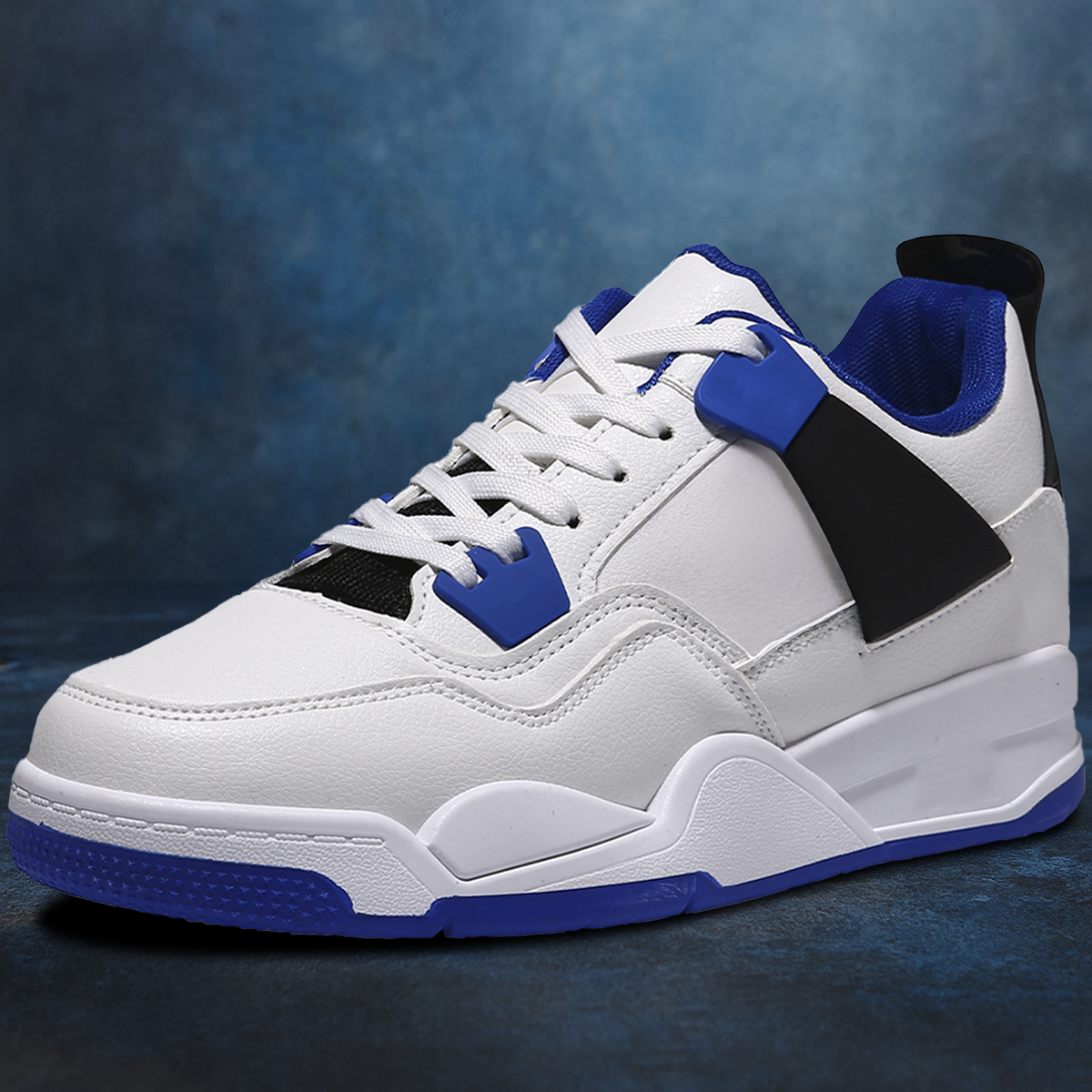 Tenis casual para hombre con un diseño urbano flexible y cómodo para el uso diario Zapatilla para hombre casual Transpirable Y Absorción con antideslizante con cierre clásico de agujetas