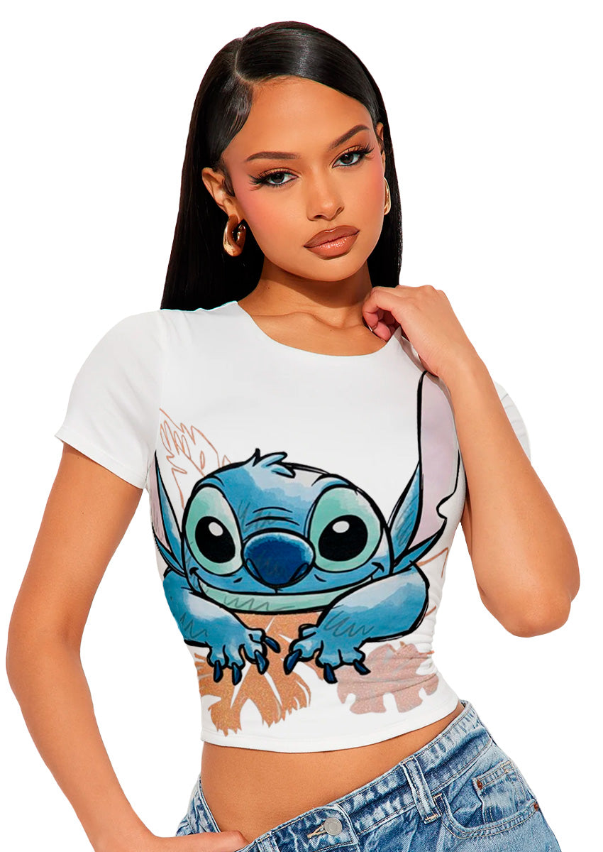 Playera para Dama Estampada Shendy Vendy X Stitch