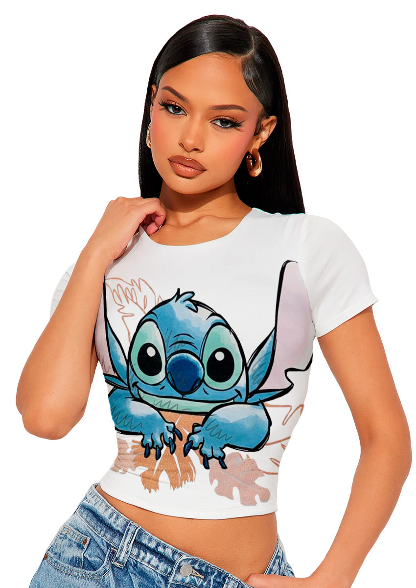 Playera para Dama Estampada Shendy Vendy X Stitch