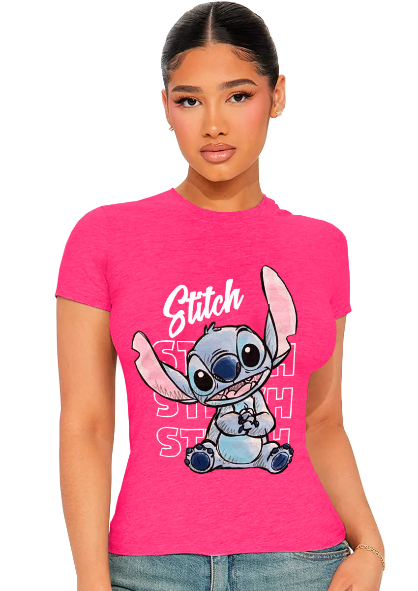 Playera para Dama Estampada Shendy Vendy X Stitch