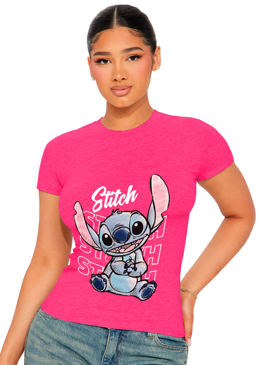 Playera para Dama Estampada Shendy Vendy X Stitch