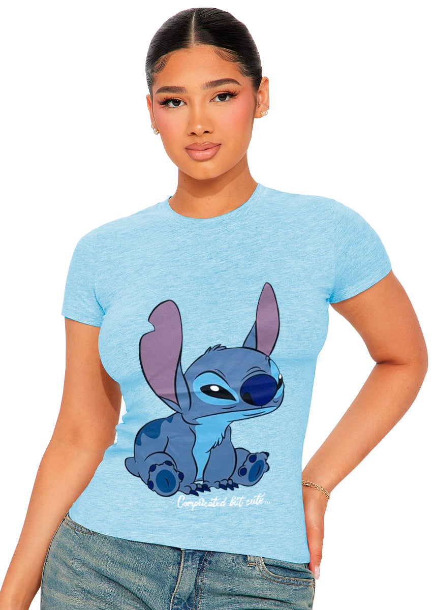 Playera Para Mujer Cómics Disney Licencias Original 100% Algodón