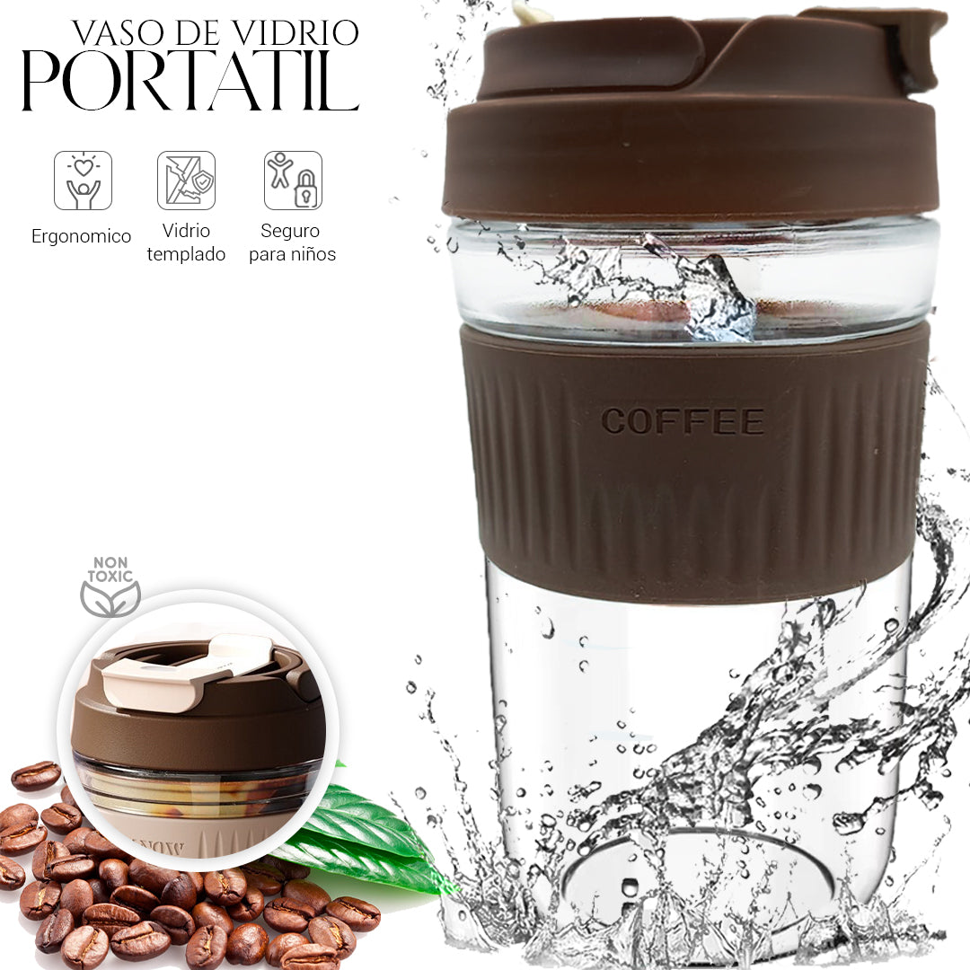 Set De Vasos (4pzas) Termo Portátil Antiderrame