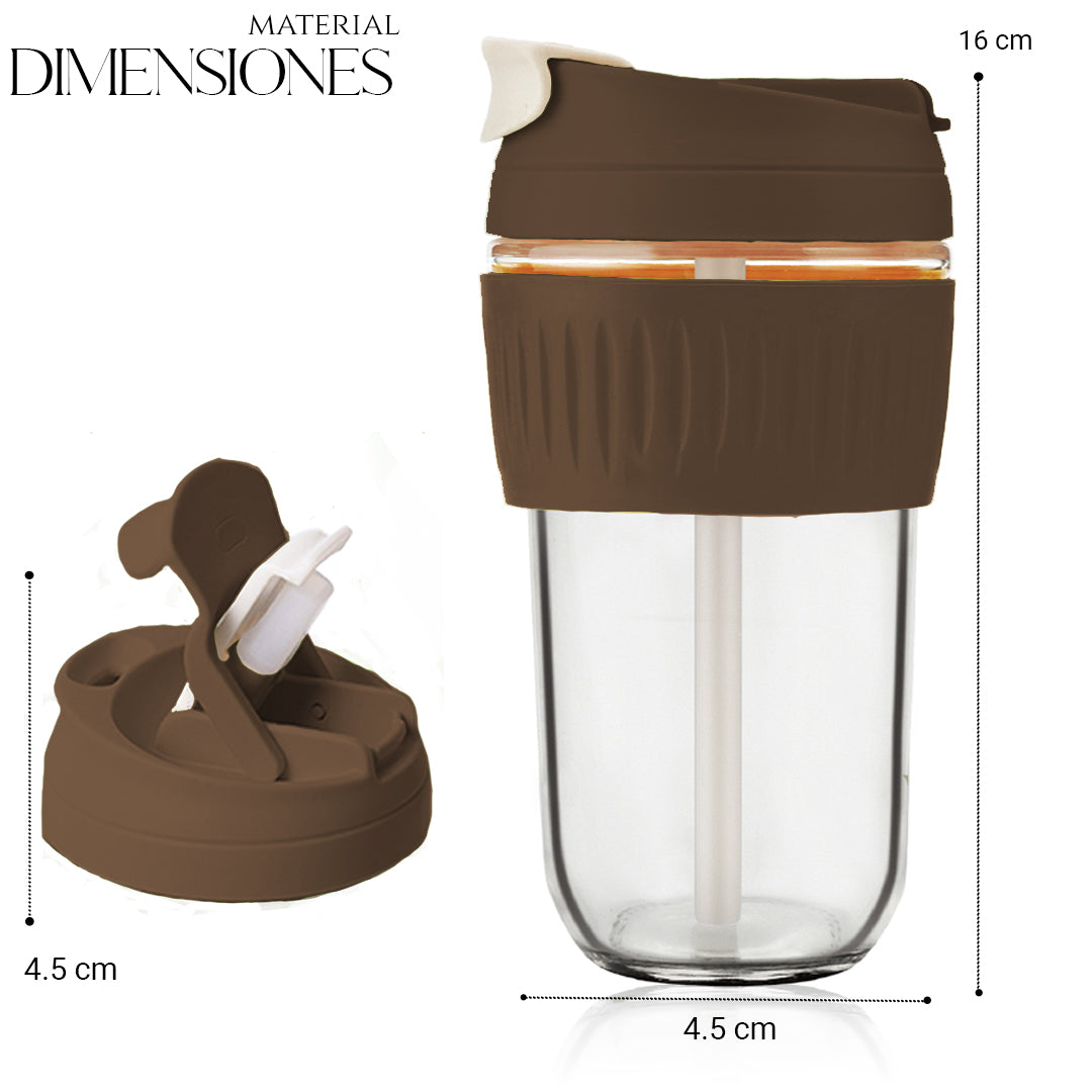 Set De Vasos (4pzas) Termo Portátil Antiderrame