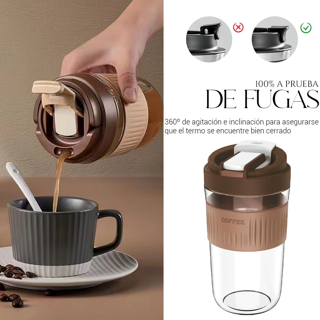 Set De Vasos (4pzas) Termo Portátil Antiderrame